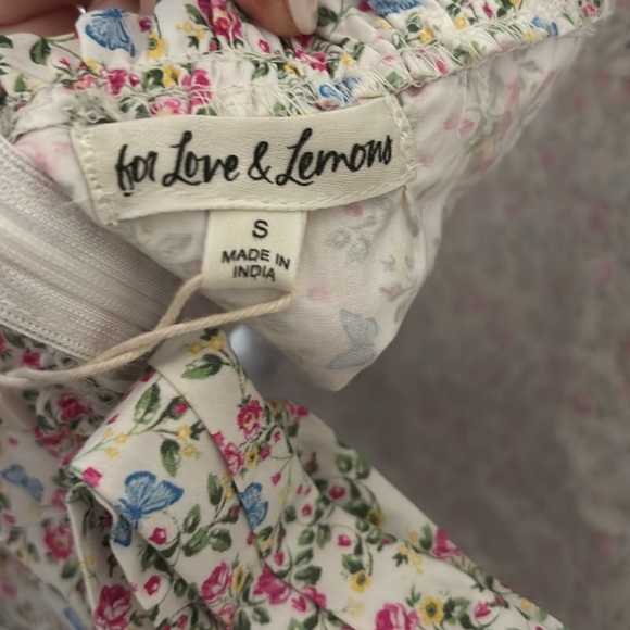 NWT FOR LOVE AND LEMONS Lucca Mini Dress - Picture 11 of 11